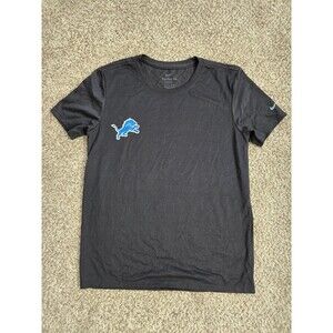 NFL Detroit Lions NIKE DRI FIT Womens Size Large Performance T-Shirt